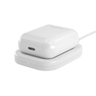 High Quality 3W Wireless Charger LED Portable Fast QI Wireless Charging for Airpods/Airpods pro